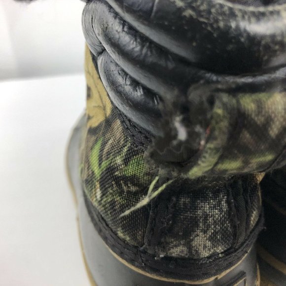 OZARK TRAIL Whitetail Hunting Camo Fabric Upper Boot Unisex Women Sz 4 - Picture 6 of 9